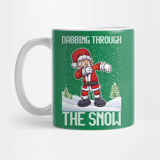 Dabbing Through The Snow Santa Claus by SpacemanTees